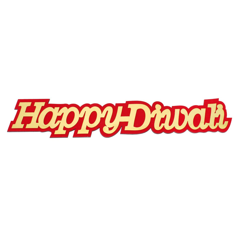 Confidence Happy Diwali Sticker For Home/Room And Main Door Diwali Festival Decoration Items (M3)