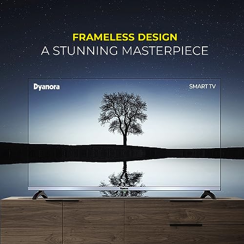 Dyanora Sigma 80 cm (32 Inches) HD Ready Smart LED TV DY-LD32H4S (Black) (2022 Model)