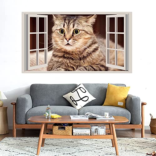 GADGETS WRAP Printed Wall Decal Sticker Fake Window Style Decal (90cm x 50cm) - im so scaaared