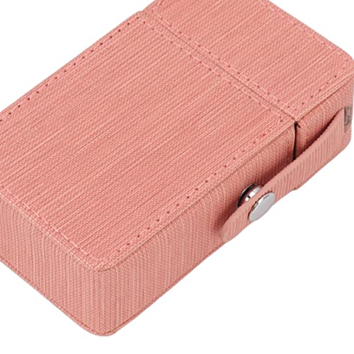 Cigarette Box Protective Cover, Practical to Provide Good Protection Portable Cigarette Box Holder PU for Travel (Pink)