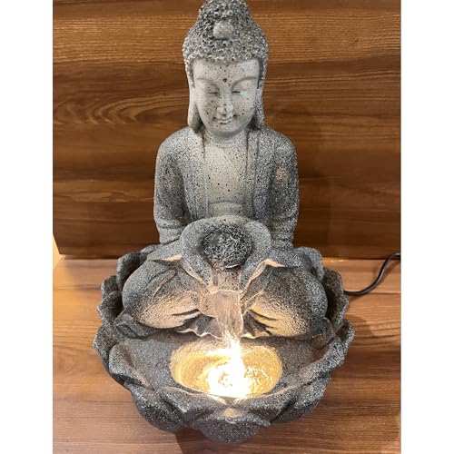 Buddha Water Fountain for Home Decor, Living Room, Bedroom, Bathroom, Office