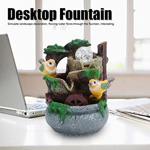 Desktop Fountain, Zen Meditation Indoor Fountains, Rockery for Office Home