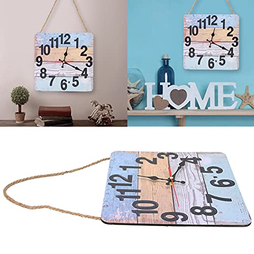 Clock, Quartz Clock Wooden Household Retro Style Large Number for Study Room for Living Room