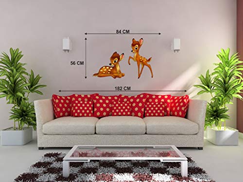 Bambi Self Adhesive VinylWaterproof Decorative Wall Stickers for Hall, Bedroom, Kitchen and Furniture