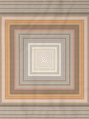 DDecor Pack of 1 - Brown Geometric 100% Cotton 150 Reversible Single Dohar