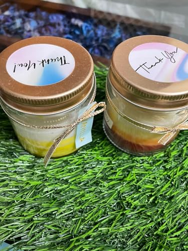 Soulshrine Jar Scented Candle 100% Soy Wax 200 gm (Vanilla & Lavender) Pack of 2