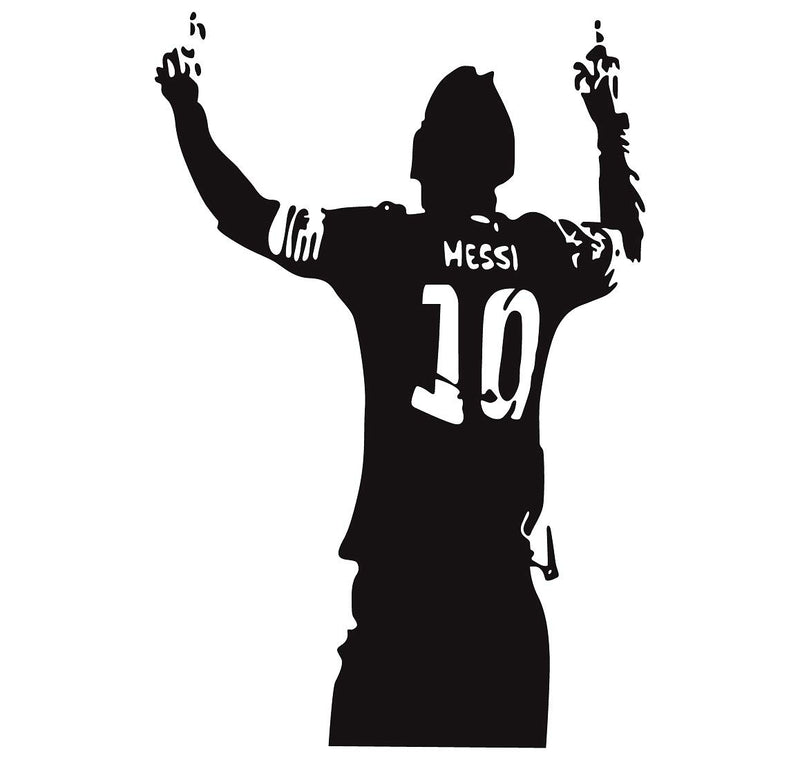 Tuffuk Messi 10 Large Vinyl Wallstickers for Home Decorations (60 cm x 90 cm)5TZ340