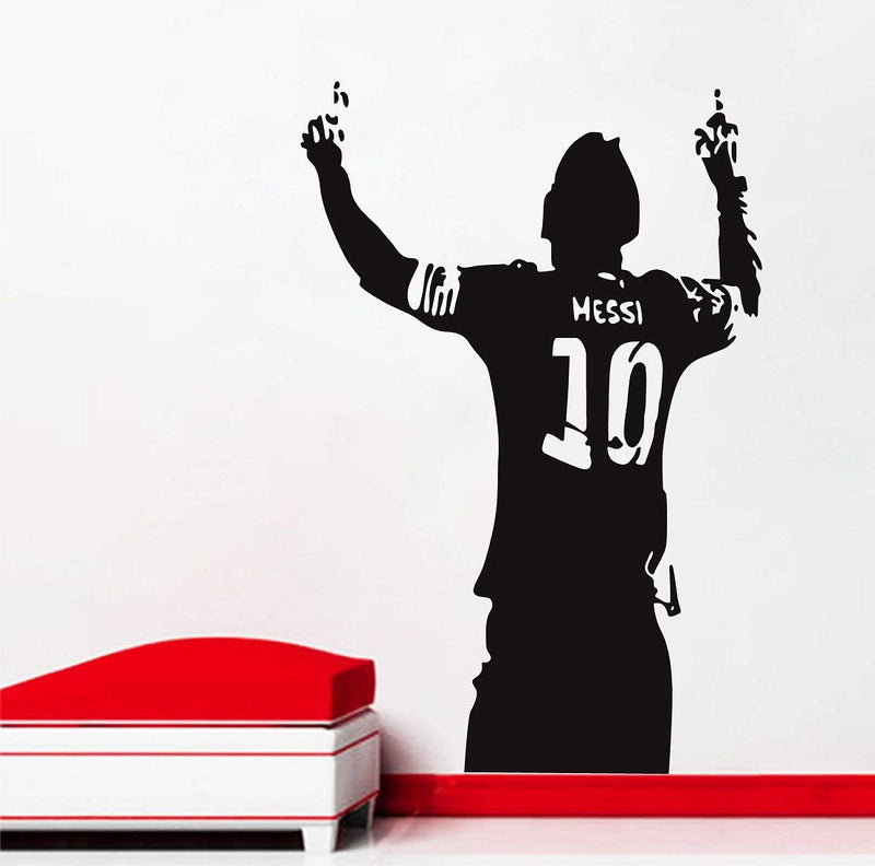 Tuffuk Messi 10 Large Vinyl Wallstickers for Home Decorations (60 cm x 90 cm)5TZ340