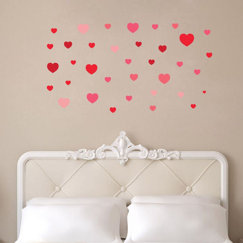 Delight Art Heart Design Wall Sticker Size - (76 * 41) cm Model id - (DAMC00259L)