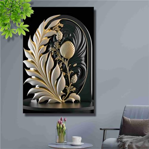 SAF paintings flower Painting | flower paintings for living room | flower painting for wall decoration | flower painting canvas 24 inch x 36 inch SANF-CR64