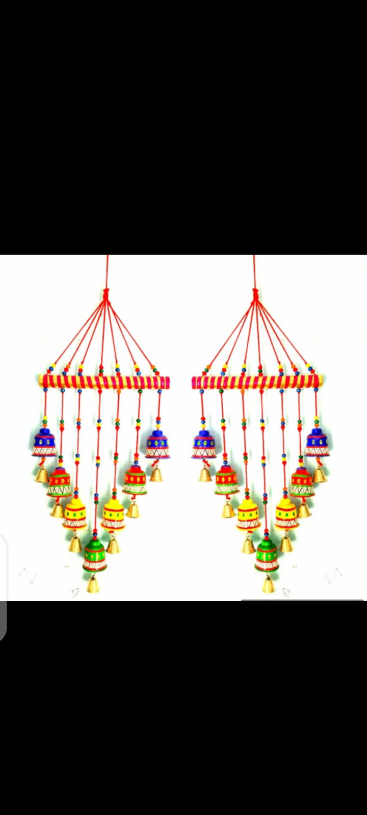 Surya Art Gallery Wind Chime Door Hanging mensan Set of2 pc