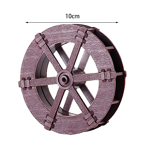 UJEAVETTE® Water Fountain Rotation Wheel DIY Water Wheel Model Fountain Feng Shui Wheel 10Cm|Decor Home|Showpiece Decoration Room |Decorative Table|Show Gift |Office Gifts|Desk Figurine