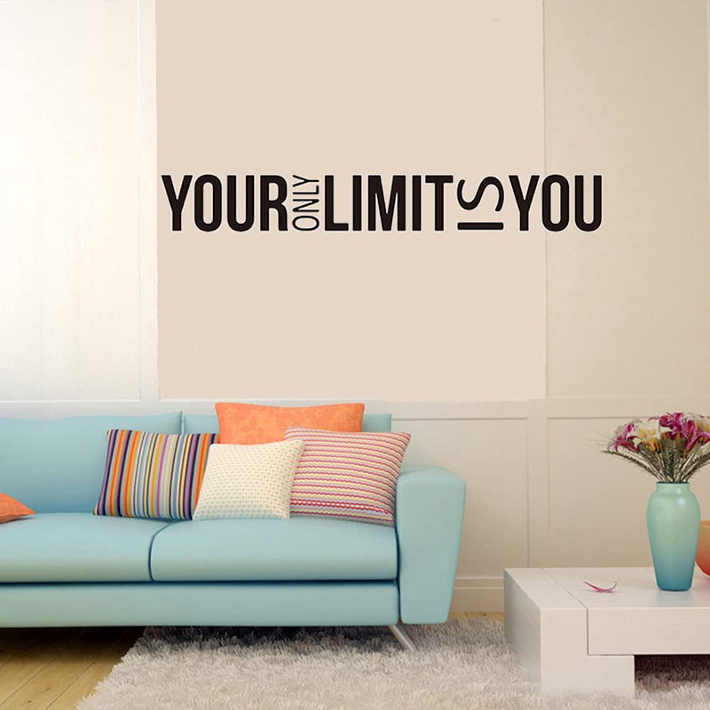 GADGETS WRAP Vinyl Decal Sticker Your Only Limit is You (Item Finish Size : 56cm x 8cm)