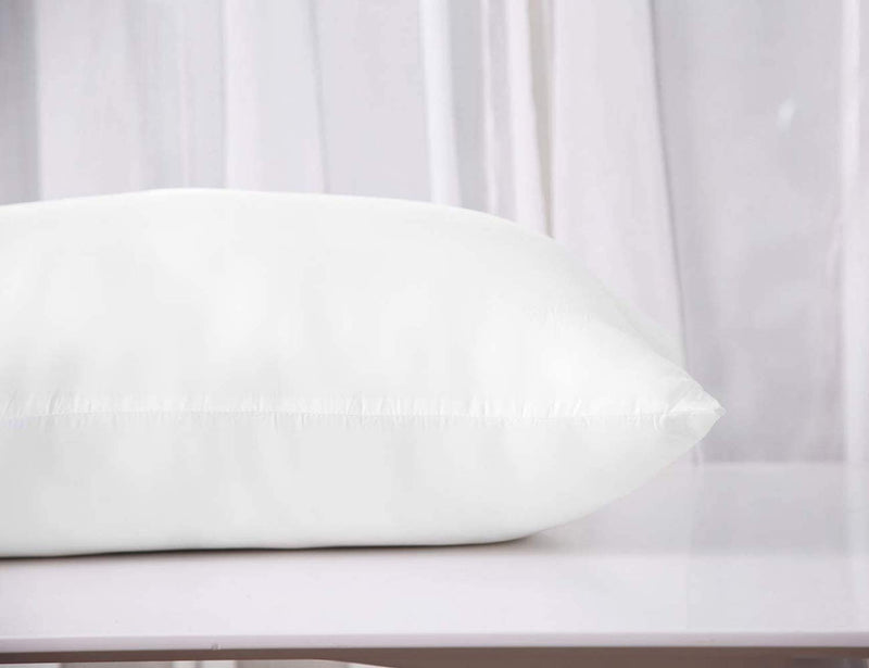 Kuber Industries Luxurious Standard Microfibre Pillow Filler - 16"x24" (White)-KUBMART02930