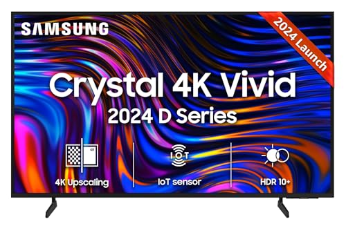 Samsung 125 cm (50 inches) D Series Crystal 4K Vivid Ultra HD Smart LED TV UA50DUE70BKLXL (Black)