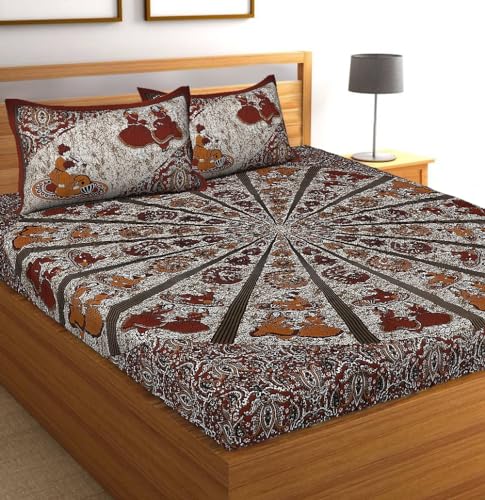 Jaipuri Printed Double Bedsheet WTI-222