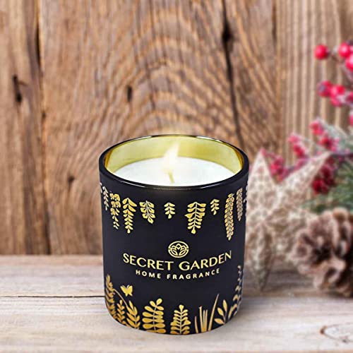 Soy Wax Scented Candle in Glass Jar for Home Fragrance and Home Decoration (40H Burn Time) (AXW1203)