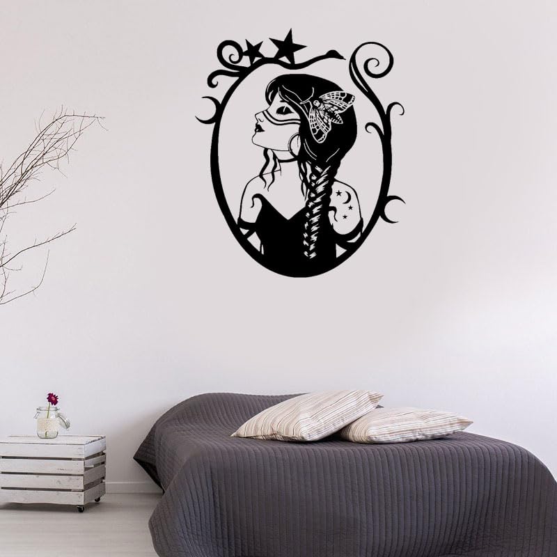 GADGETS WRAP Wall Decal Vinyl Sticker Skull Moth Witchcraft for Office Home Wall Decoration