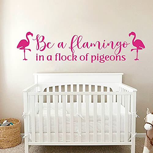 GADGETS WRAP Vinyl Decal Sticker Be a Flamingo in a Flock of Pigeons Pink (Item Finish Size : 140cm x 35cm)