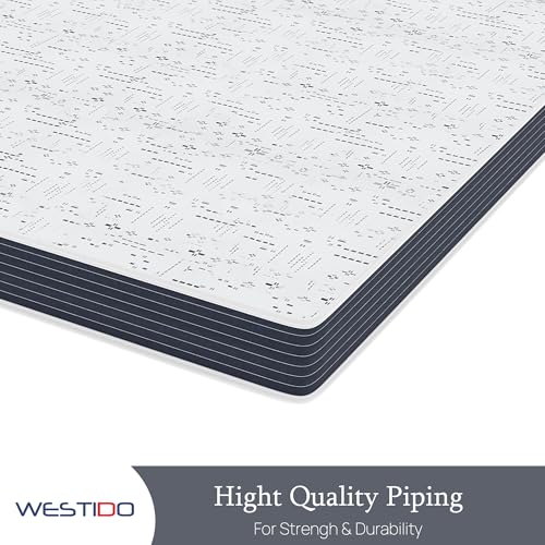 WESTIDO RehabRest Multiple Memory Foam | High Resilience (HR) Foam Knitted Fabric King Size Orthopedic Mattress OrthoKQ6inch70x78