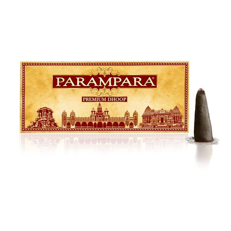 Cycle Pure Parampara Premium Dhoop for Puja, 400 GM, Pack of 4 (100g Each) | Long Lasting Natural & Guggul Fragrance | Wet Dhoop Batti for Havans, Festivals & Other Rituals | Made with Pure Ghee