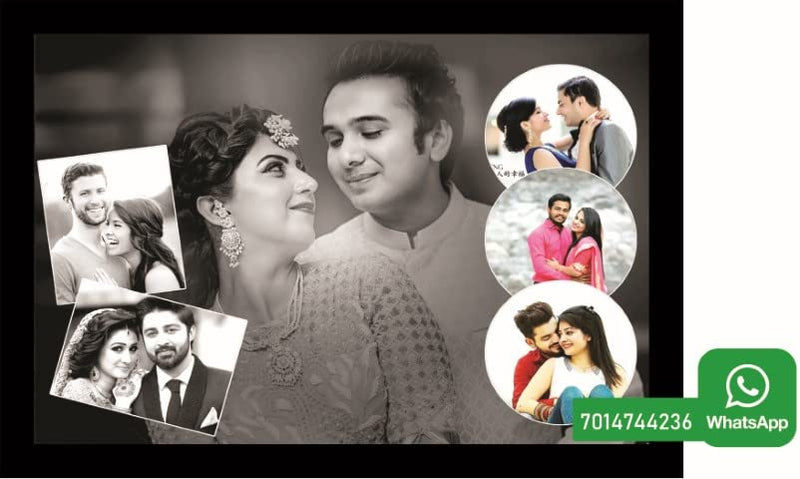 Personalized Photo Frames for Home Decor (Size 12X18 Inch, 6 Photo Collage Frames)