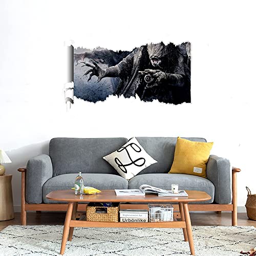 GADGETS WRAP Printed Wall Decal Sticker Scratched Paper Style Wall Decal (90cm x 50cm) - Soul