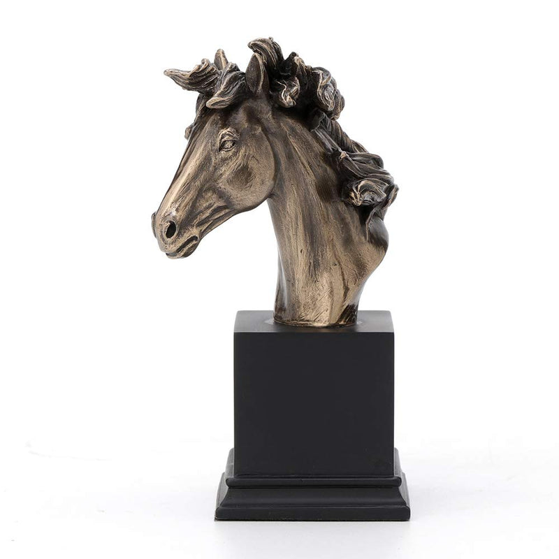 Veronese Design Horse Head Bust On Plinth