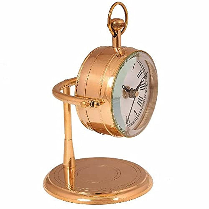 Vintage collection Brass Antique Table Clock 003