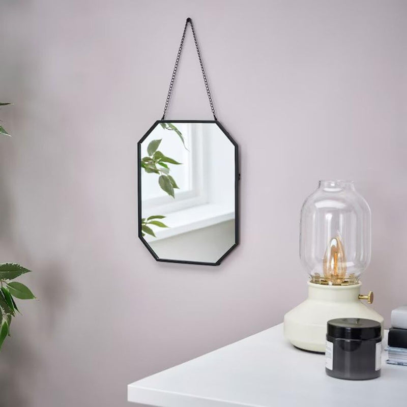 Digital Shoppy LASSBYN Mirror, Black, 20x25 cm