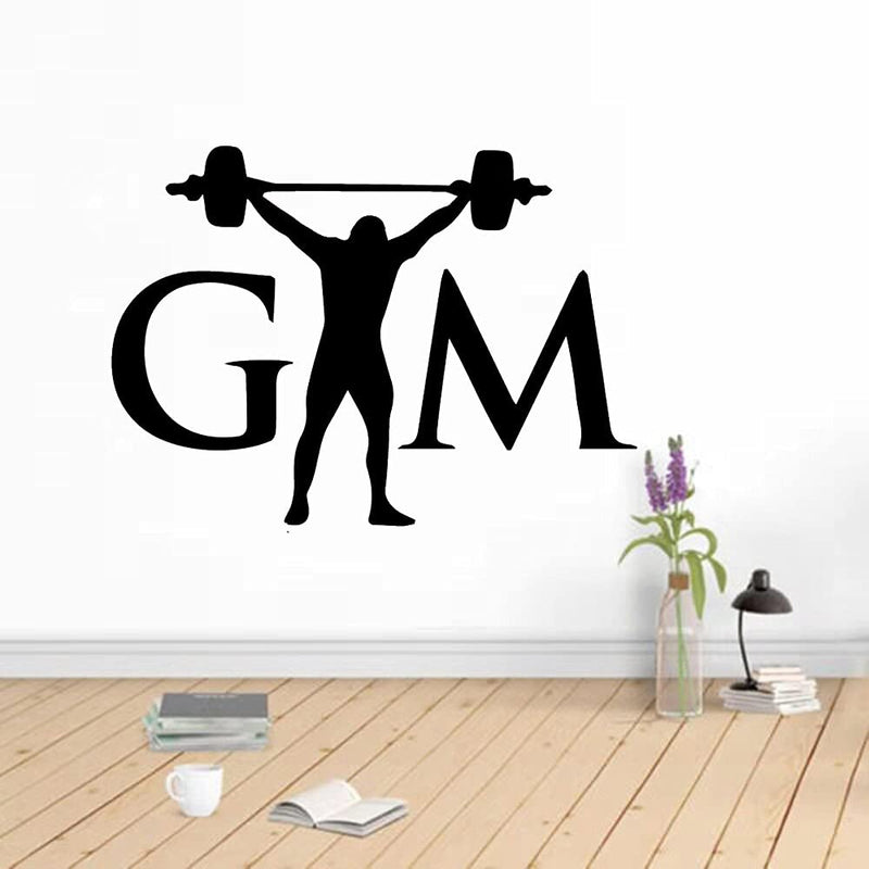 GADGETS WRAP Vinyl Decal Sticker Motivated Fitness Gym (Item Finish Size : 80cm x 58cm)