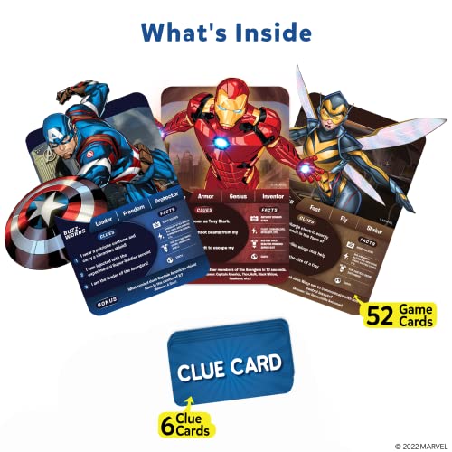 Skillmatics Card Game - Guess in 10 Marvel, Perfect for Boys, Girls, Kids, Teens, Adults Who Love Board Games, Toys, Avengers, Spiderman, Iron Man, Gifts for Ages 8, 9, 10 and Up