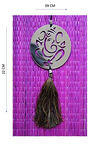 Daedal dream catchers - Gold Acrylic Ganesha Car Dream Catcher (W 9cm and H 23cm) DDC146G