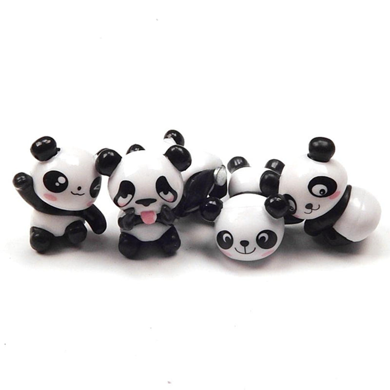 CALANDIS® Set of 8 Panda Refrigerator Magnet Kitchen Fridge Stickers Map Photo Decor