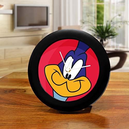 MCSID RAZZ- Looney Tunes -Road Runner Design Table Clock Desk Clock |Table Clock for Office, Birthday Gift Officially Licensed by Turner Entertainment Co, USA (India)