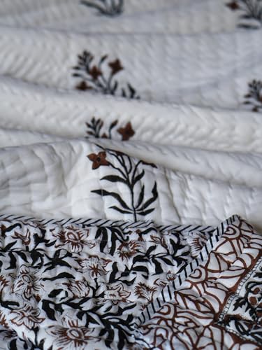 The jaipur Wala Handmade Mulmul Cotton Quilt (Single)