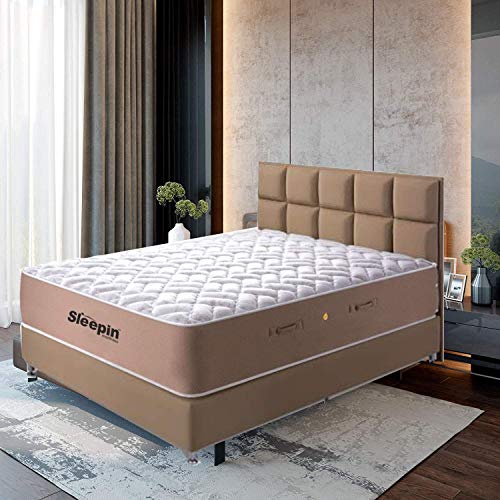 Sleepin-Impression Luxurious-Medium Firm Normal-Top 8 Inch Orthopedic Bonnell Spring Mattress (84x60x8 Inch,Queen Size)