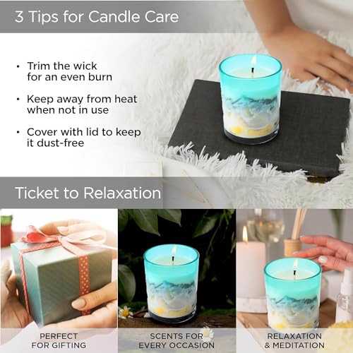 Urbane Home Scented Candles | Fragrance Candles | Candles for Wedding | Candles for Bedroom | Birthday Candles | Valentines Day Gifts Candles | DY-230706D | Green & Yellow