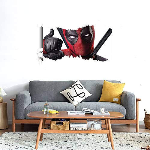 GADGETS WRAP Printed Wall Decal Sticker Scratched Paper Style Wall Decal (90cm x 50cm) - Thumbs Up