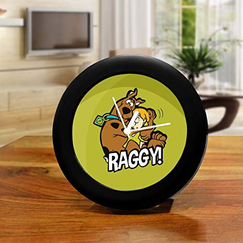 MCSID RAZZ Scooby Doo Raggy Design Plastic Table Clock, Officially Licensed by Turner Entertainment Co, USA (India, Multicolour)