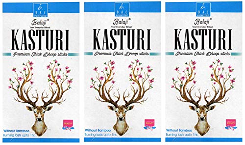 BALAJI KASTURI Premium DHOOP Sticks (10 Sticks Each) (6)