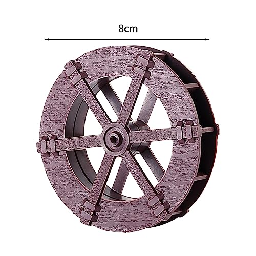 UJEAVETTE® Water Fountain Rotation Wheel DIY Water Wheel Model Fountain Feng Shui Wheel 8Cm|Decor Home|Showpiece Decoration Room |Decorative Table|Show Gift |Office Gifts|Desk Figurine|Bedroom Antique