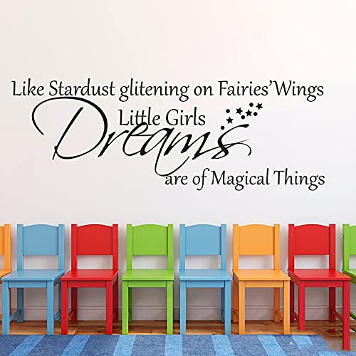 GADGETS WRAP Vinyl Decal Sticker Little Girls Dreams Fairies Wings (Item Finish Size : 112cm x 40cm)