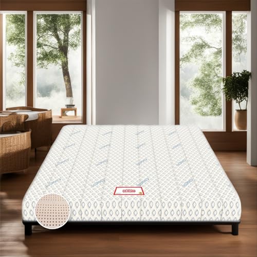 Coirfit Biolife LTX 6 Inch with HerbFRESH Technology Queen Size Latex Mattress (Off-White, 75X70X6)