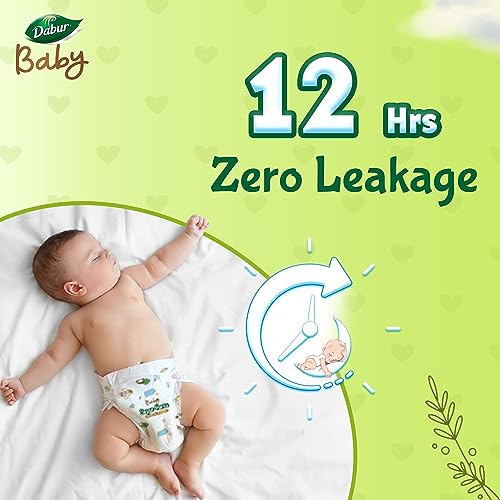 Dabur Baby Super Pants - XXL (22 pieces) | 15-25 kg | Baby Wipes Infused with Shea Butter & Vitamin E | Insta-Absorb Technology | Natural Skin Protection | NO Added Parabens & Fragrances