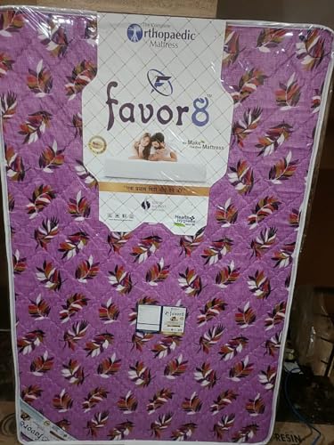 Fabour 8 Admire Plus 72 * 35 * 5 5 Year Warranty Spinal Support Technology Mettress (Purple)