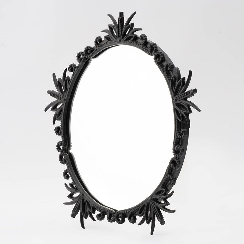 Wakefit Khiari Round Black Wall Mirror