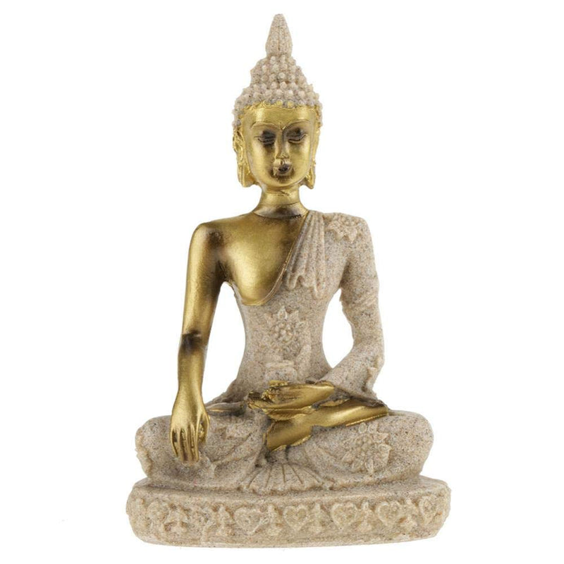 Buddha Statue, Bring Good Luck 11x6.5x3.8cm Hand Carved Buddha Statue, Gift Home for Family Collections