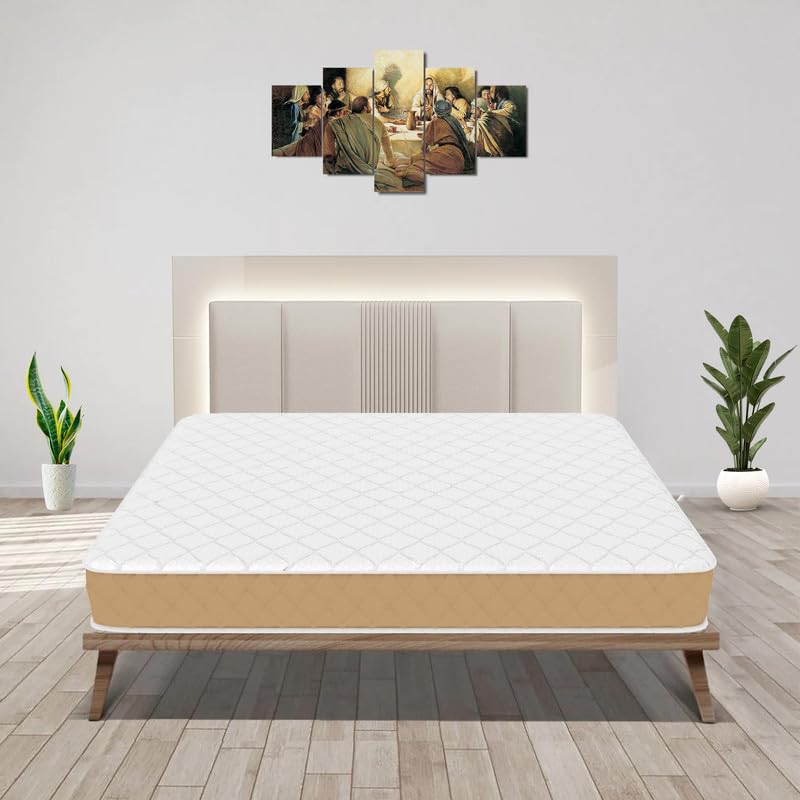 USHA SHRIRAM Revitalize 8-Inch 5-Zone HR King Size Aero Cool Gel Memory Foam Mattress|Hypercool Ventillation|Posture Control Technology|Soft Comfort|for Hot Sleepers|15 Year Warranty (LxW : 78X72)