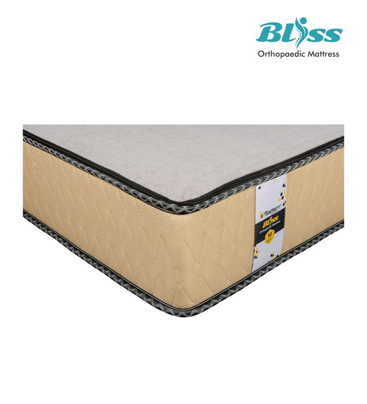 Bisterr Bliss Premium Orthopedic with Ergonomic Support Mattress (King)(72 * 71 * 6)